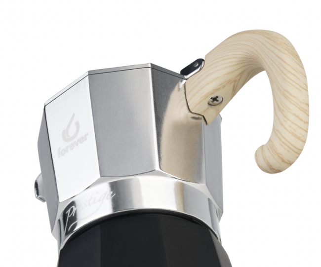 Caffettiera Forever Miss Moka Prestige 6 tazze Woody - immagine 3