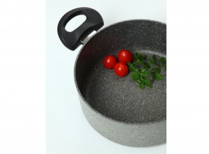 BALLARINI CASSERUOLA 2 MANICI mod. CORTINA ECO GRANITIUM - immagine 3
