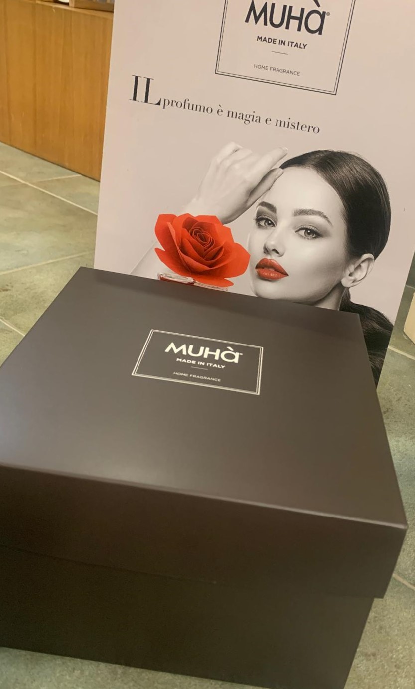 MUHA' Confezione regalo Spray + Diffusore "Rosa"