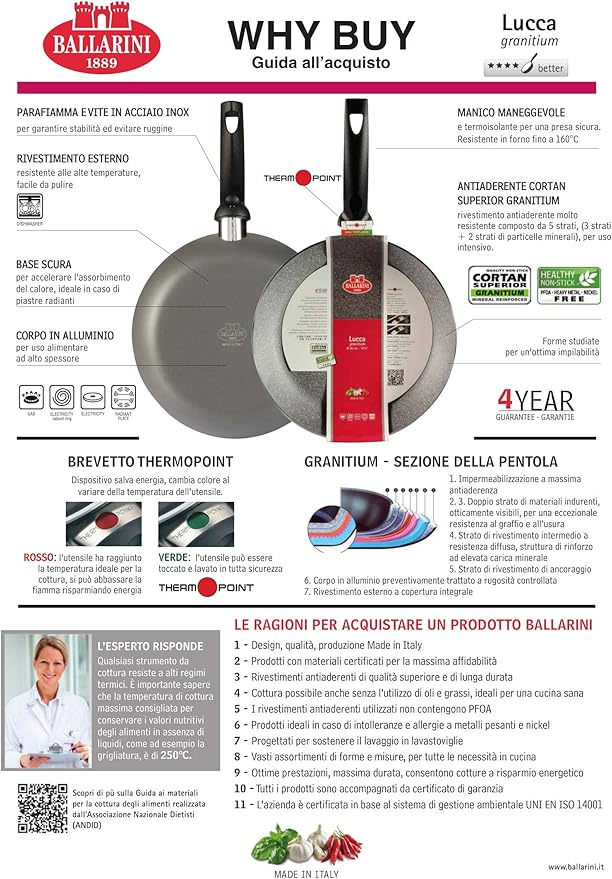 Wok BALLARINI Mod. LUCCA - immagine 3